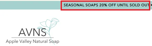 Applevalleynaturalsoap 20% OFF